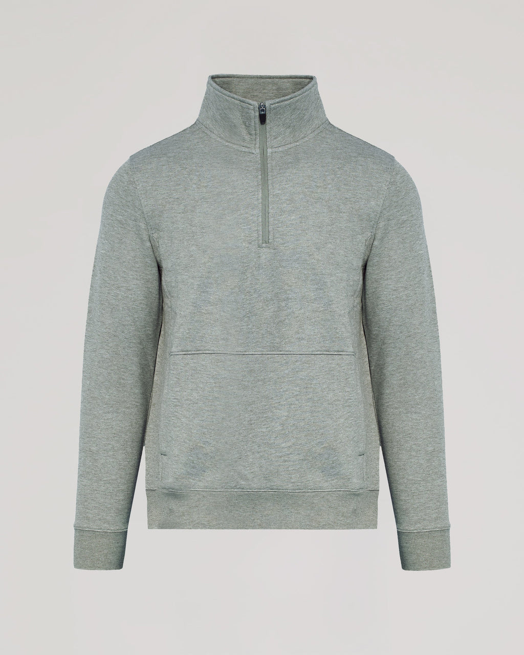Dark Heather Gray Quarter Zip Fleece Sweatshirt