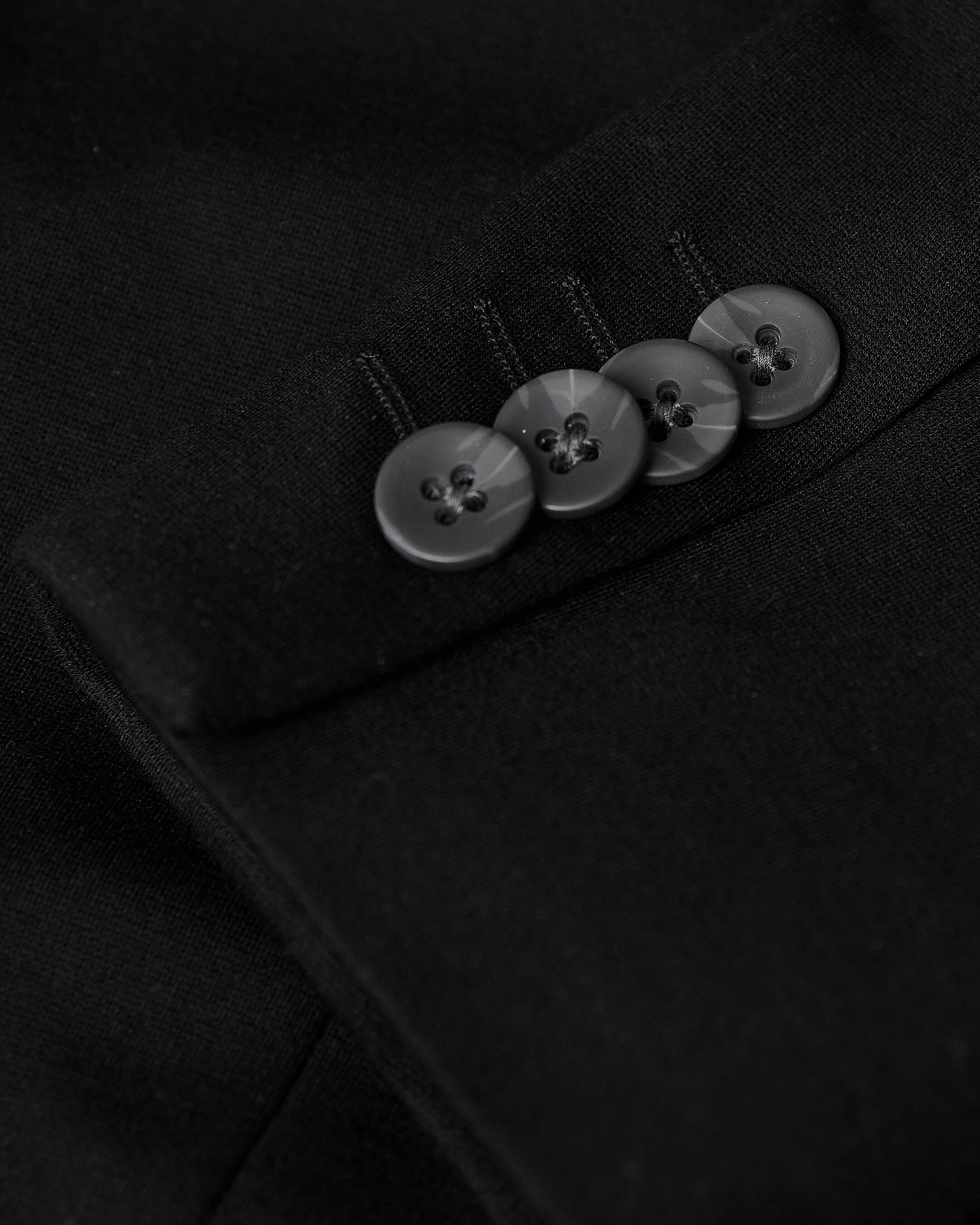 Black Comfort Knit Blazer