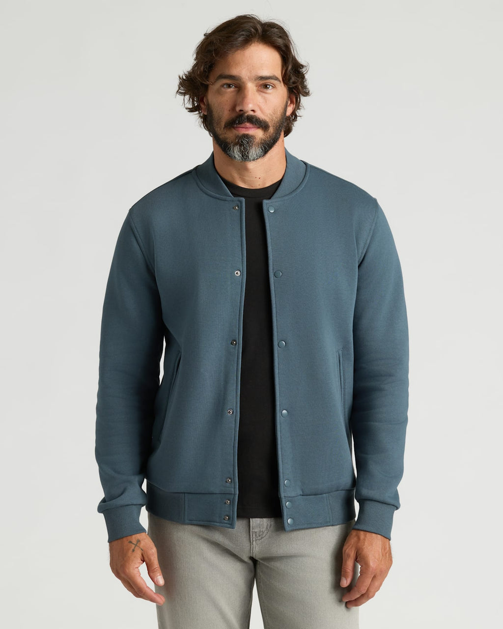 Black & Neptune Bomber Fleece Jacket 2-Pack