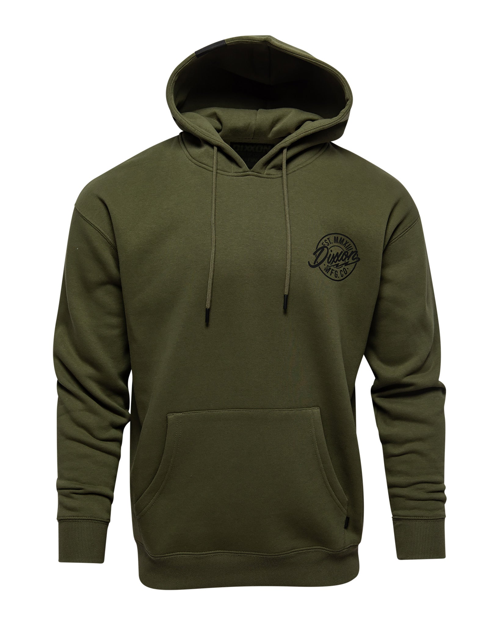 Black MFG Pullover Hoodie - O.D. Green