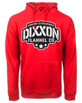 Black Stencil Pullover Hoodie - Red