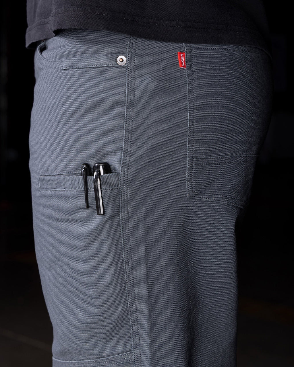 Canvas Work Pants - Gray
