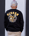 Dive Bomber Crewneck Sweatshirt - Black