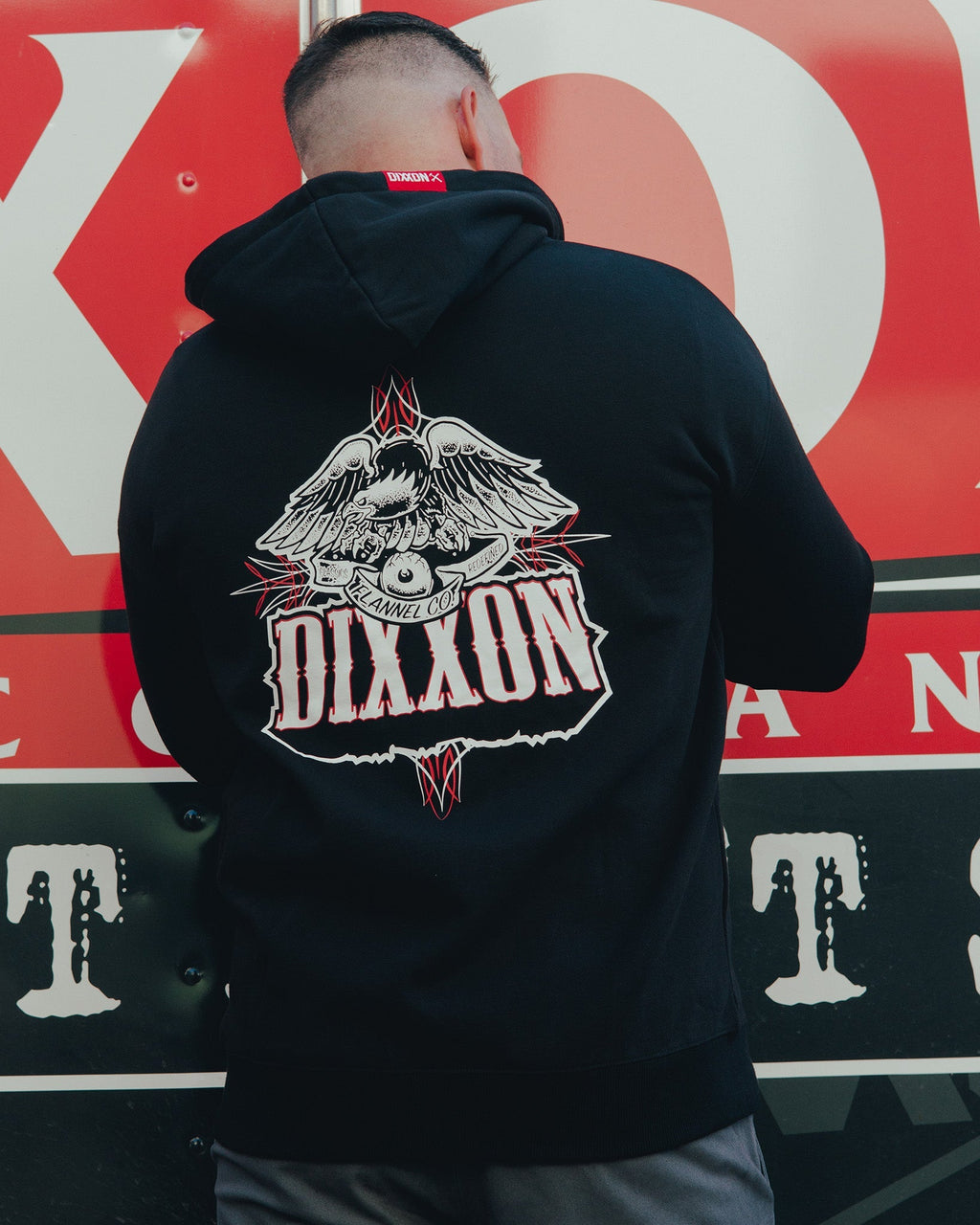 Eagle Eye Zip Up - Black