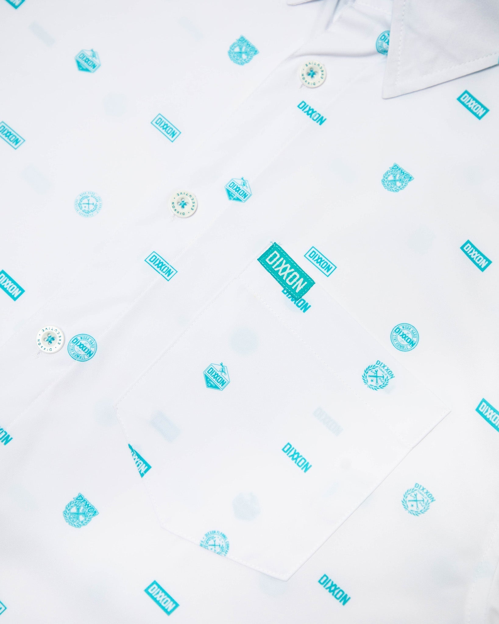 Executive Party Shirt - White & Tiffany