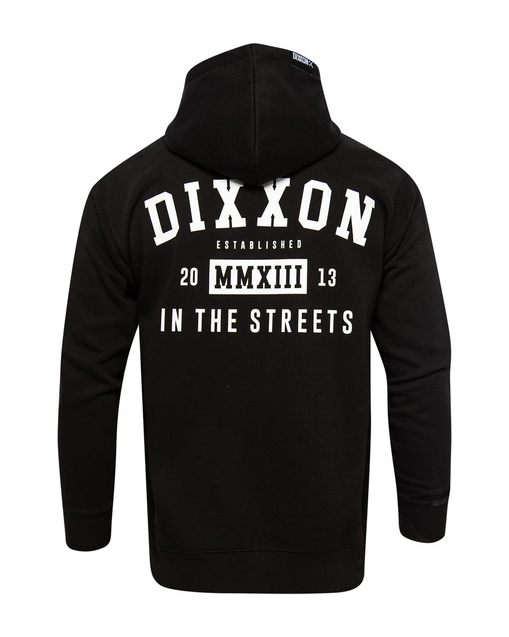 In the Streets Zip Up Hoodie - Black & White