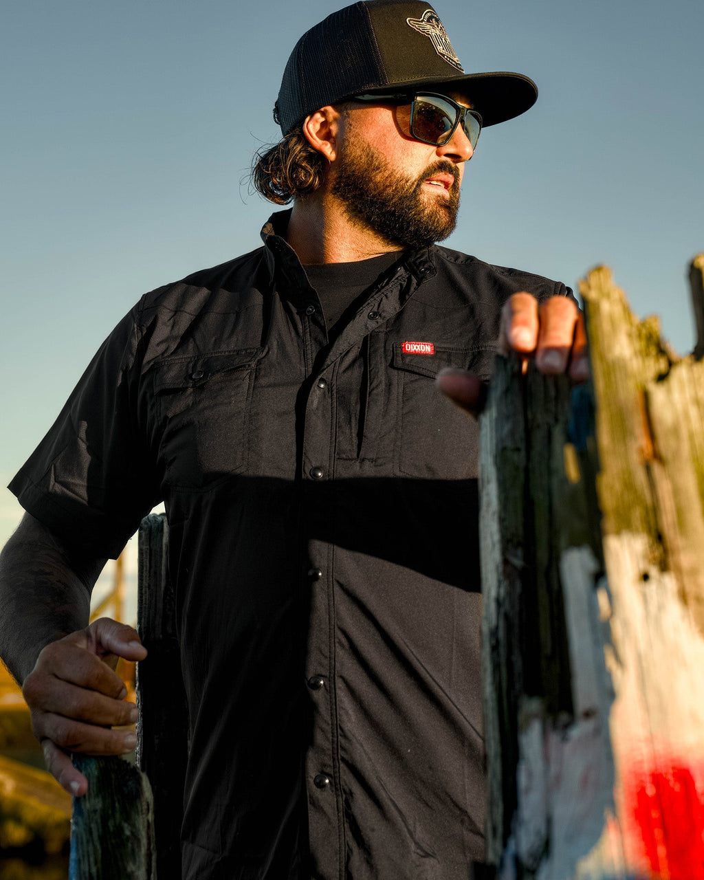 Outdoorsman Performance Short Sleeve - Black