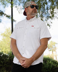 Outdoorsman Performance Short Sleeve - White