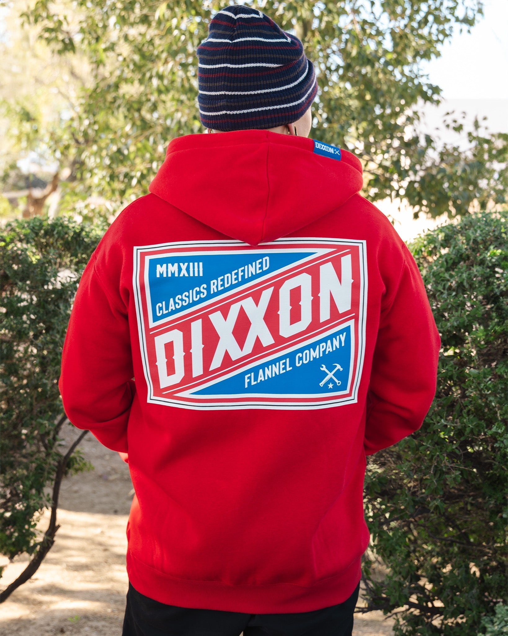 Red, White, & Blue Classics Zip Up Hoodie - Red