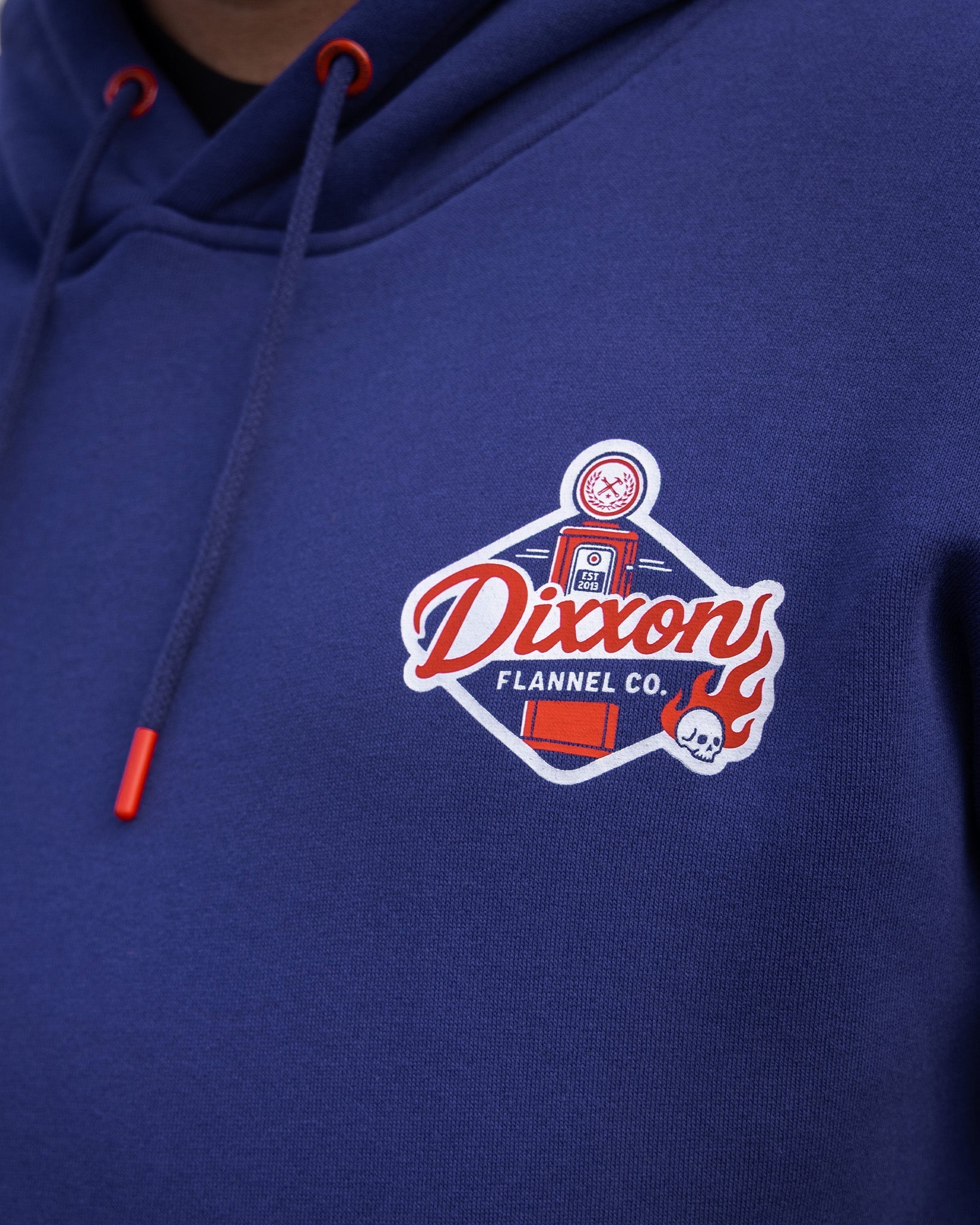 RWB Petrol Pullover Hoodie - Navy