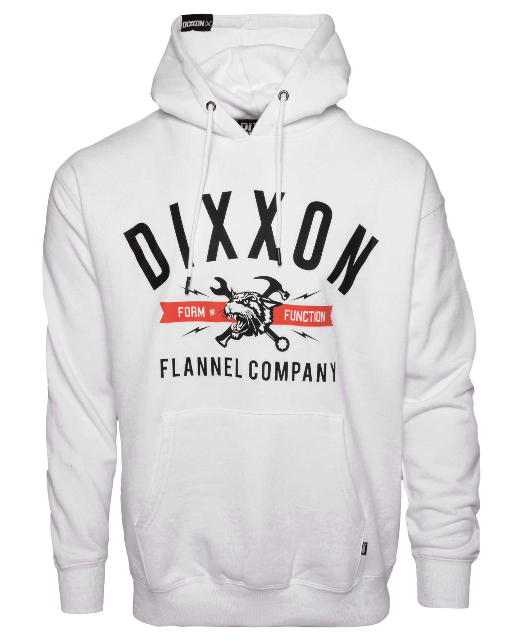 Tiger Pullover Hoodie - White