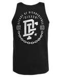 White Disobedience Tank - Black