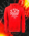 White Pastime Pullover Hoodie - Red