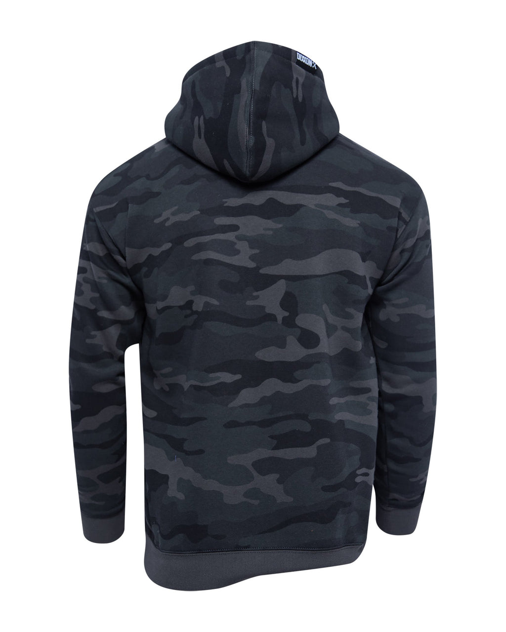 White Working Class Pullover Hoodie - Black Camo