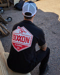 Red & White Working Class T-Shirt - Black